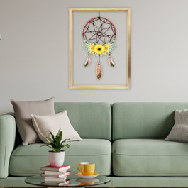 Wallity Cuadro Decorativo Enmarcado Multicolor CAM1622